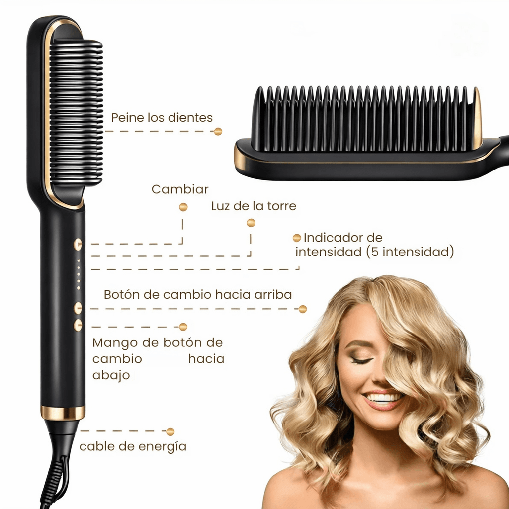GlossWave - Cabello liso y brillante en 10 segundos