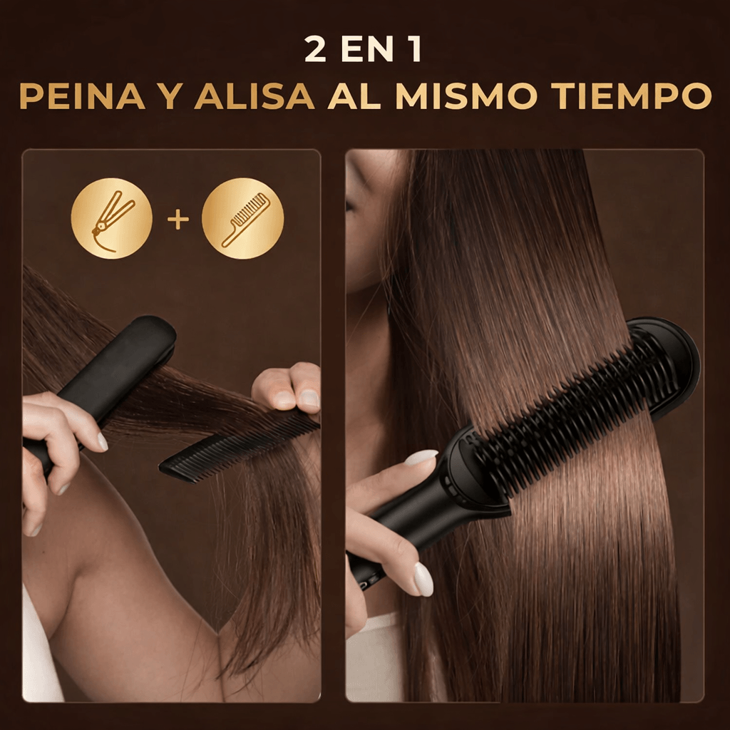 GlossWave - Cabello liso y brillante en 10 segundos