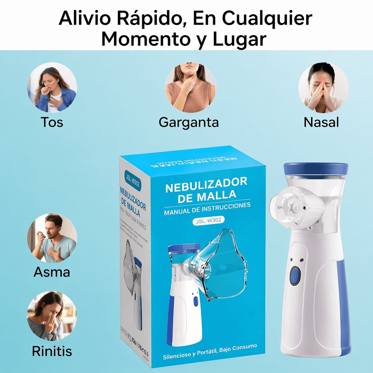 ClearAir Pro - Nebuliza donde estés, respira con alivio