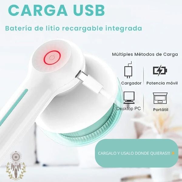 QUITAPELUSAS ELÉCTRICO RECARGABLE (COLOR VERDE)