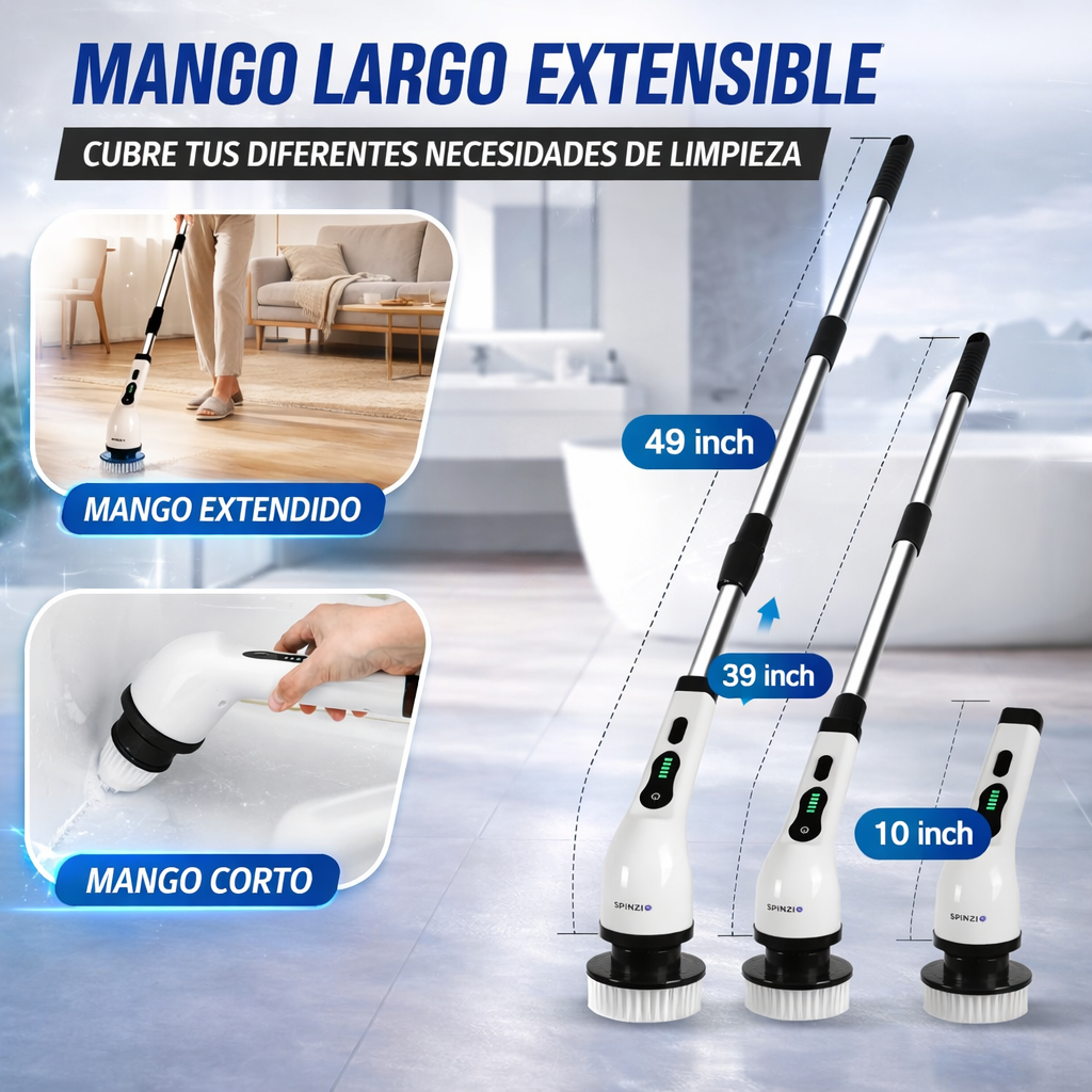 Cepillo Eléctrico de Limpieza 9 en 1