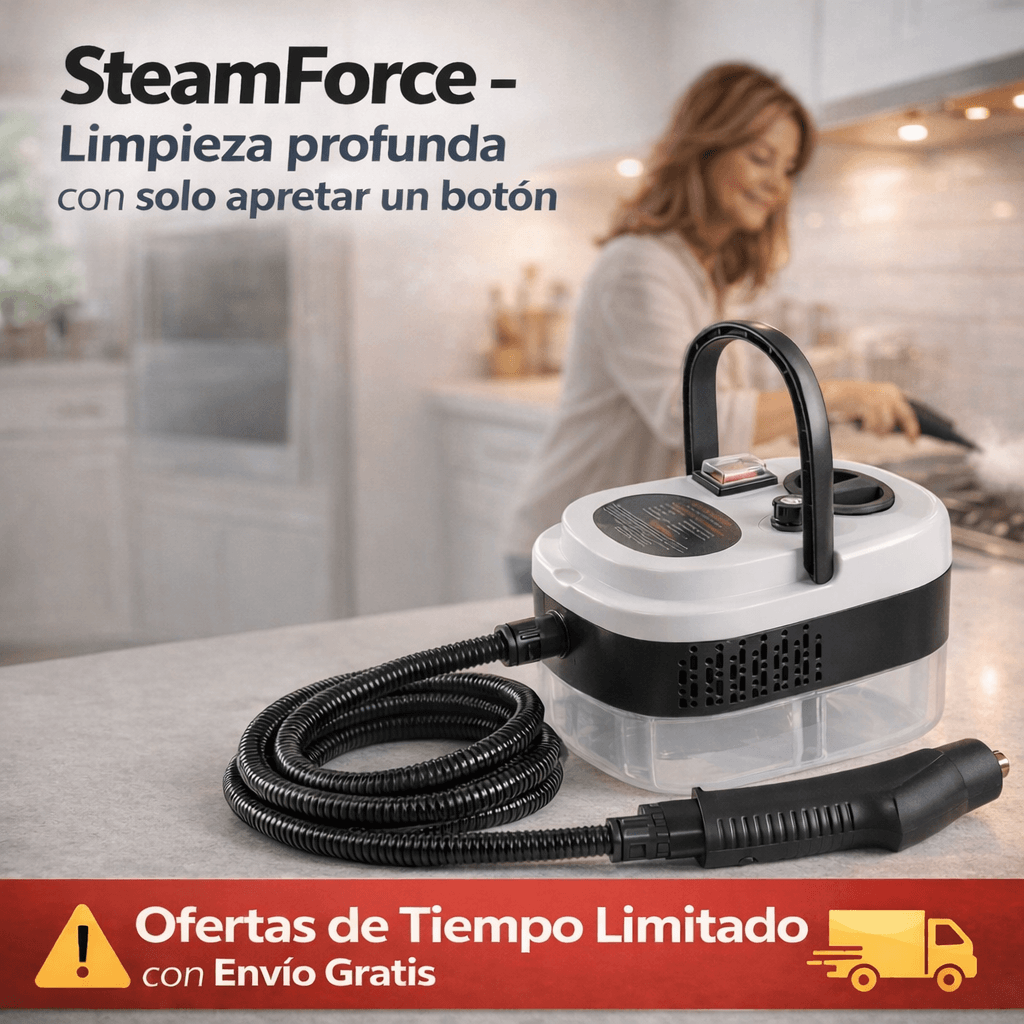 SteamForce - Limpieza profunda con solo apretar un botón