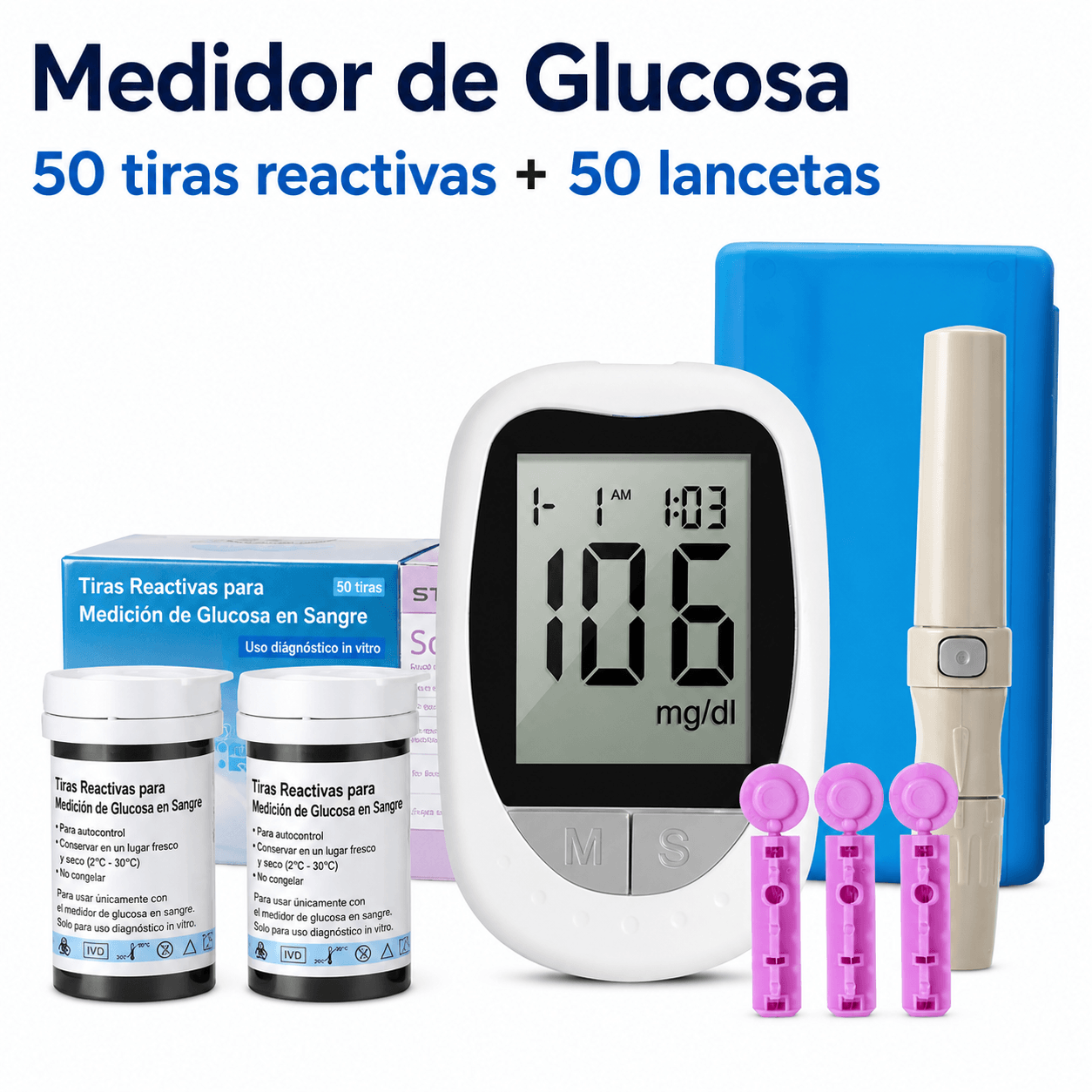 PrecisionGluco - Resultados exactos en segundos, desde casa