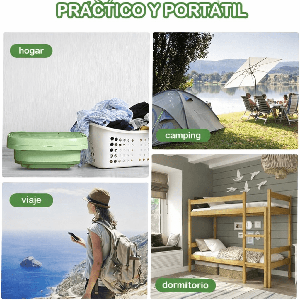 MiniWash Pro - Ropa limpia sin Lavadoras Grandes