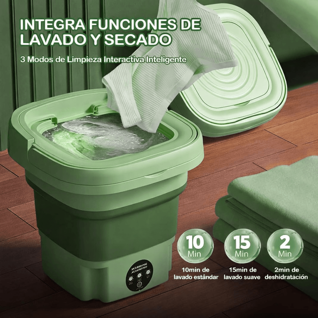 MiniWash Pro - Ropa limpia sin Lavadoras Grandes