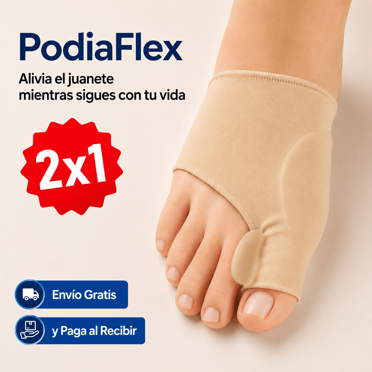 PodiaFlex - Alivia el juanete mientras sigues con tu vida