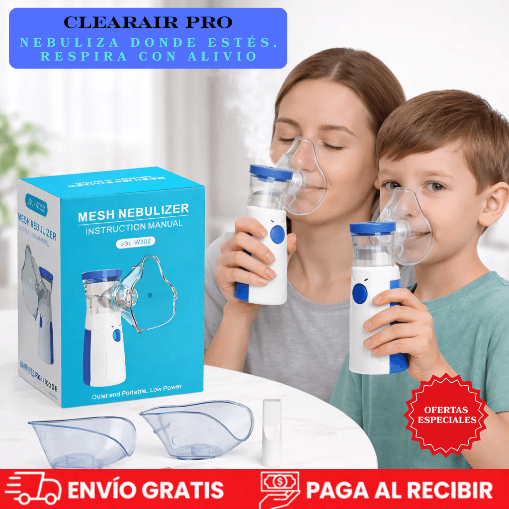 ClearAir Pro - Nebuliza donde estés, respira con alivio
