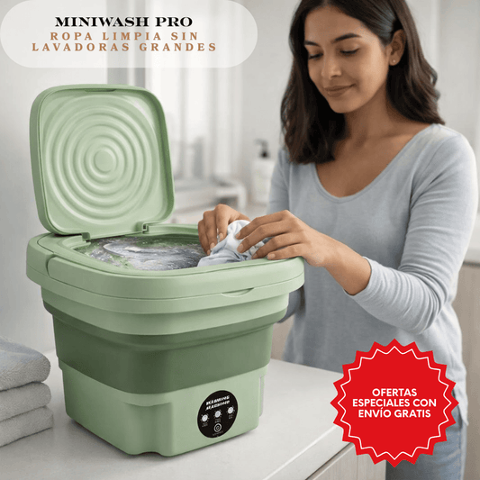 MiniWash Pro - Ropa limpia sin Lavadoras Grandes
