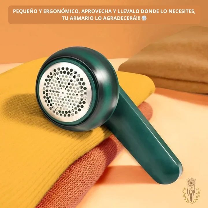 QUITAPELUSAS ELÉCTRICO RECARGABLE (COLOR VERDE)