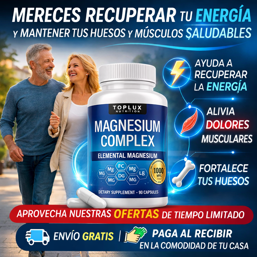 MAGNESIUM COMPLEX 8 MAGNESIOS 60 COMPRIMIDOS - 1000 mg