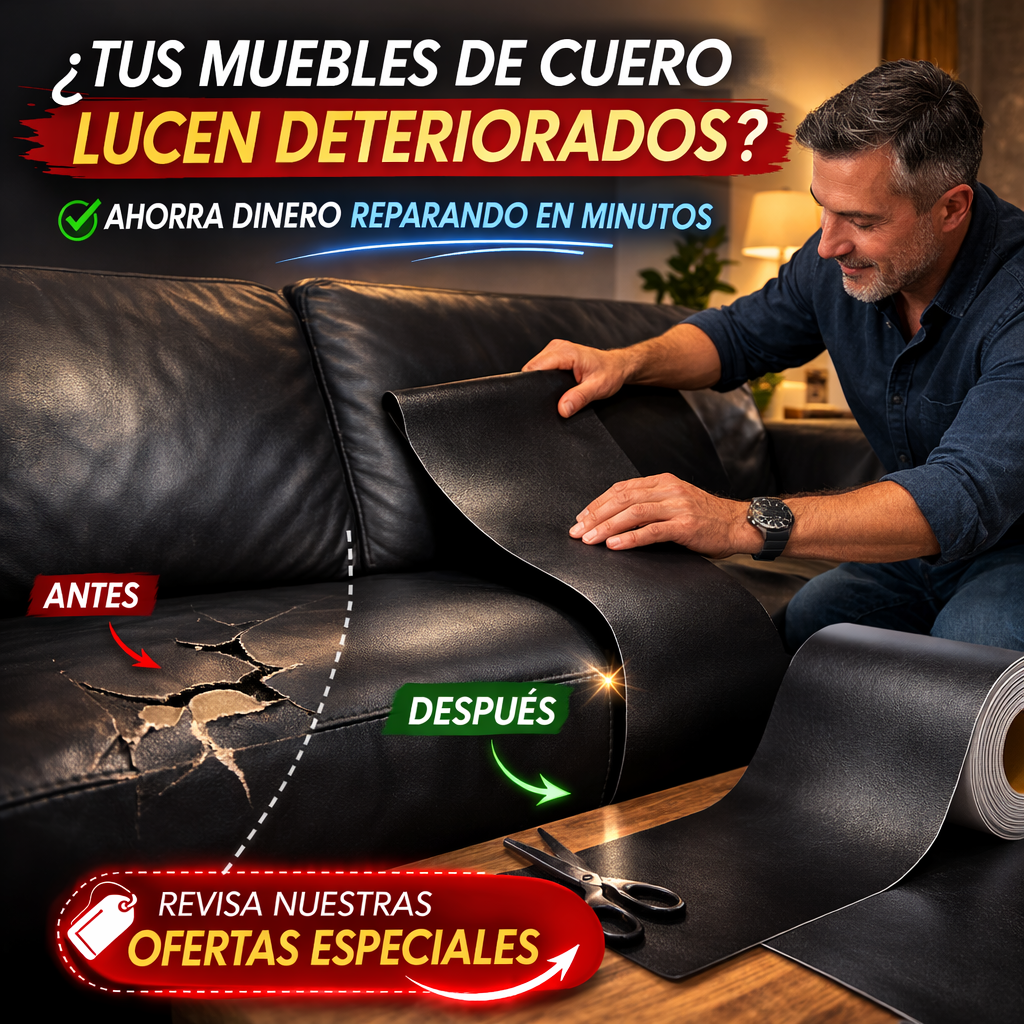 Cuero Adhesivo de Reparación