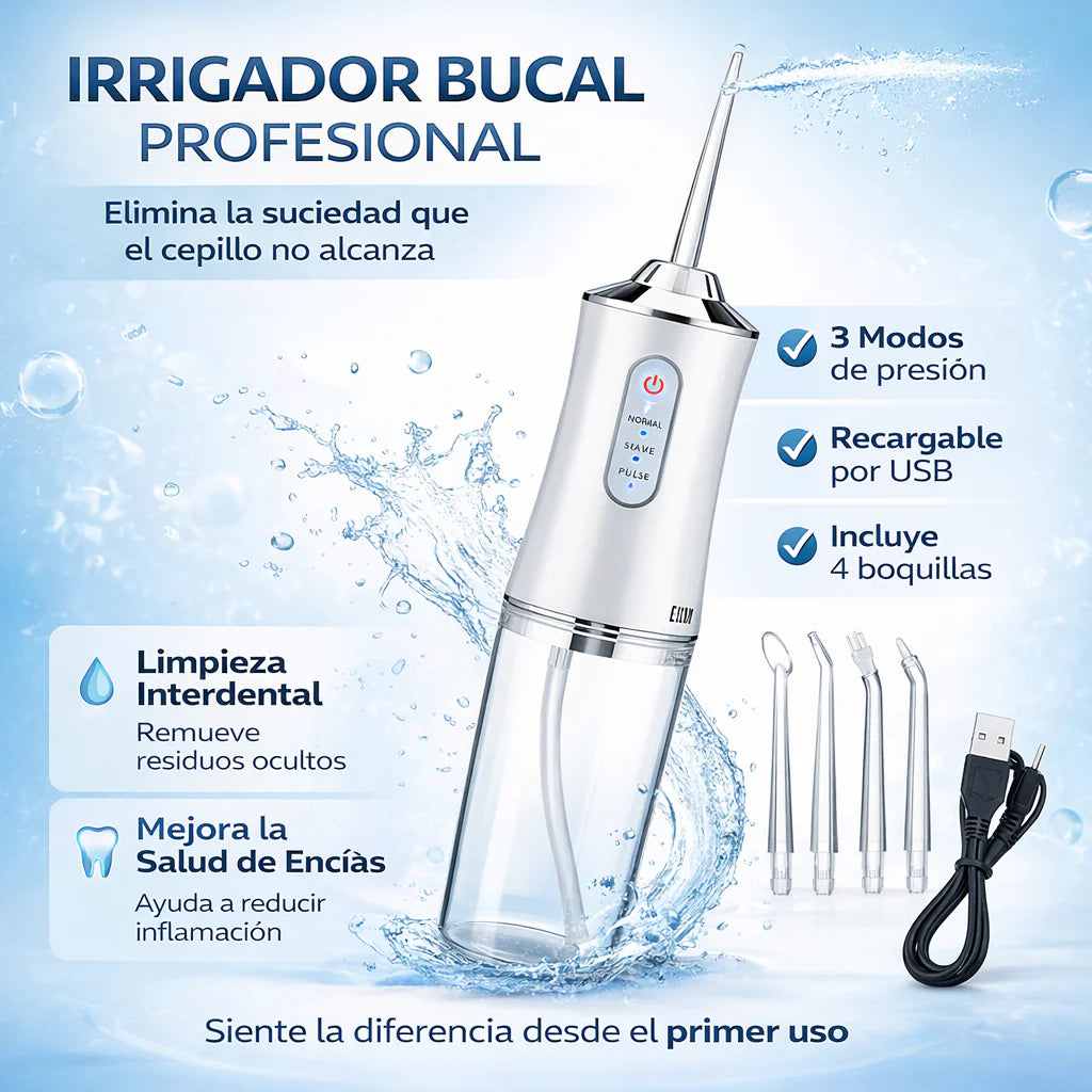 HydraClean Go - Higiene dental profunda donde estés