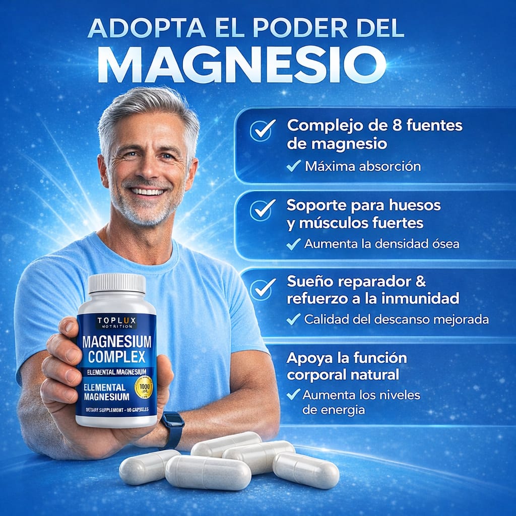 MAGNESIUM COMPLEX 8 MAGNESIOS 60 COMPRIMIDOS - 1000 mg